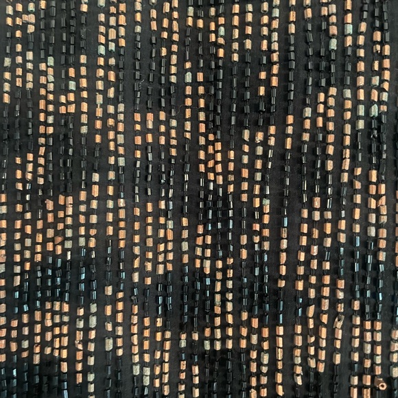 VINTAGE Stenay 100% silk Leopard print beaded crew neck short sleeve top - Picture 2 of 12